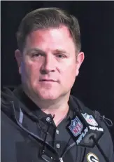  ?? KIRBY LEE/USA TODAY ?? Armed with 11 picks, Green Bay Packers general manager Brian Gutekunst has a chance to move around the draft if he wants to make trades.