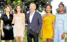  ?? —PHOTO COURTESY OF MGM ?? Cast of “No Time to Die” (from left) Lea Seydoux, Ana de Armas, Daniel Craig, Naomie Harris and Lashana Lynch