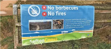  ?? John Dempsey ?? Barbecues and fires are not allowed