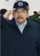  ?? AFP ?? Daniel Ortega acusó a sus opositores de querer “desbaratar” el país en el 2018.