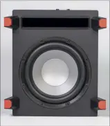  ??  ?? Der Subwoofer kann als Front- oder Downfire betrieben werden. Je nachdem, an welcher Seite die Füße montiert werden