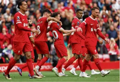  ?? MATT MCNULTY/GETTY IMAGES ?? Dynasty Equity made an investment in the $100 million-$200 million range in the Premier League’s Liverpool Football Club, owned by Fenway Sports Group, an industry source said.