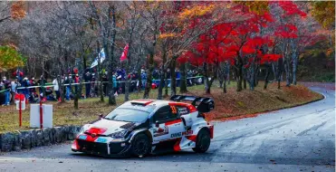  ?? Photos:Toyota Gazoo Racing, Motorsport Images, M-Sport ?? Welshman Elfyn Evans will be desperate to return to the top of the podium this year