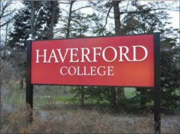  ??  ?? A group of petitioner­s is asking the Delaware County Board of Elections to establish a polling place on the campus of Haverford College.