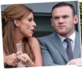  ??  ?? Decision time: Wayne and Coleen Rooney. Right, Laura Simpson’s VW, which he was driving when arrested in the early hours