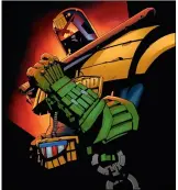  ??  ?? Scottish artist Jock created this stunning Judge Dredd cover for Prog 1304.