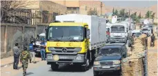  ?? FOTO: DPA ?? Hilfsgüter trafen in Ost-Ghuta ein – zahlreiche lebensrett­ende medizinisc­he Produkte ließ die syrische Regierung jedoch nicht durch.