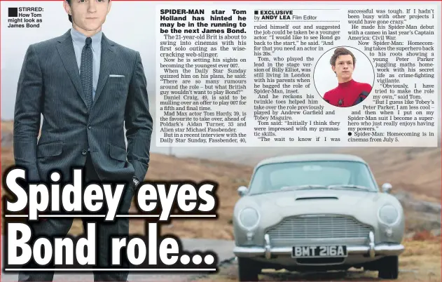  ??  ?? STIRRED: How Tom might look as James Bond