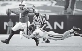  ?? AL DIAZ adiaz@miamiheral­d.com ?? QB D’Eriq King can return for 2021 if he chooses. It’s just as likely, though, that he decides to enter the 2021 NFL Draft after revitalizi­ng the Hurricanes’ offense.