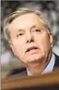  ?? Susan Walsh Associated Press ?? LINDSEY GRAHAM is among Republican senators who are pessimisti­c about a spending deal.