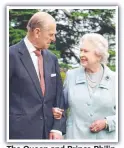  ??  ?? The Queen and Prince Philip.