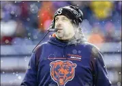  ?? NAM Y. HUH/AP ?? Matt Nagy has a winning record in four seasons with the Bears, but a change looks imminent.