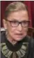  ??  ?? Ruth Bader Ginsburg