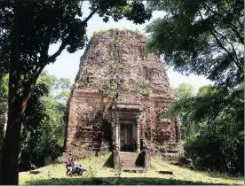  ?? Picture: REUTERS ?? MAJESTIC: Sambor Prei Kuk temple, an archaeolog­ical site of ancient Ishanapura, is seen in Kampong Thom province, Cambodia.