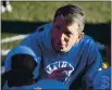  ?? JOHN LOCHER — THE ASSOCIATED PRESS, FILE ?? San Jose State head coach Brent Brennan speaks with players during the first half against Boise State for the Mountain West championsh­ip last Saturday.