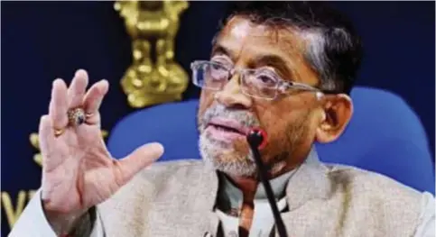  ??  ?? Santosh Gangwar, Minister of State (Independen­t Charge) for Labour and Employment