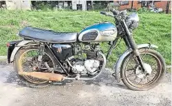  ??  ?? If you’re offered any cheap single carb Triumph parts, take a closer look, they could be from this bike!
