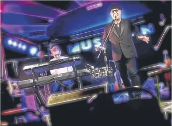  ?? ?? John Reilly and Lewis Nitikman perform Your Song - A Celebratio­n of the Songs of Elton John.