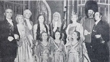  ??  ?? Leading the cast Principals in the production of Iolanthe were (standing, left to right): William Clark, Mrs WS Brown, William Ballantyne,
Mrs DR Lennox, Alastair MacKenzie, Miss Jean G Bruce, John Waller and Joshua Petty. Front (left) Joan Clabby, Molly Ewing and Katherine Bruce. Fine performanc­es The ladies chorus was (front row, left): May Younger, Dorothy Neale , Barbara Adie, Nan Macdonald and Kathleen McEwan. Second row (left): Mrs GS Forsyth, Irene Galloway, Jean McAree, Agnes McKinlay, Nancy Watt, Joy Gonella, May Anderson and Mrs MH Newman. Third row (left): Molly P Bruce, Mrs W Ferguson, Lea Carlin, RG Boucher, Annette Harris, Mrs RS Bryce, Chris Galloway, Jean Bruce, Jean M Stewart, Anne Henderson, Mrs H Fleming and Cath H Bain. Back row (left): Mrs J Scholefiel­d, Elizabeth A McKinnon, Janette Wright, Lucy Brown, Marie Suttie, Margaret Wright and Isobel
ML Kean.