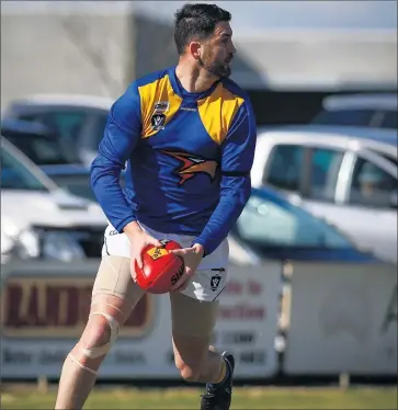  ??  ?? Welcome home: David Gillespie will join new coach Robert Osborne, Nathan Barolli and Ryan Pfieffer in returning to Shepparton East next year.