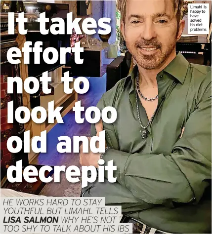  ?? ?? Limahl is happy to have solved his diet problems