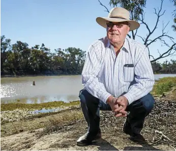  ?? Photo: Lachie Millard ?? MIGRANTS WELCOME: Paroo Shire mayor Lindsay Godfrey is on a mission to repopulate his region by opening up his towns to migrant and refugee families.