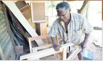  ?? ?? Master carpenter Anthony Hendricks said that he is still in love with the trade after 50 years.