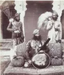  ??  ?? Sir Pratab Singh, maharajah of Orcha, by Lala Deen Dayal (1844-1905)