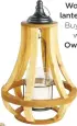  ??  ?? Wooden lantern, £18 Buy now with ownable