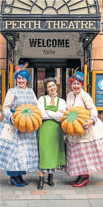  ?? ?? Cinderella is in Perth Theatre from Saturday 27 November until Friday 31 December with a preview performanc­e on Friday 26 November.
HAVE A BALL: The cast of Cinderella at Perth Theatre are ready to kick off the season.