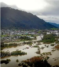  ?? SUPPLIED ?? Te Aroha properties were under water after Cyclone Cook rolled through.