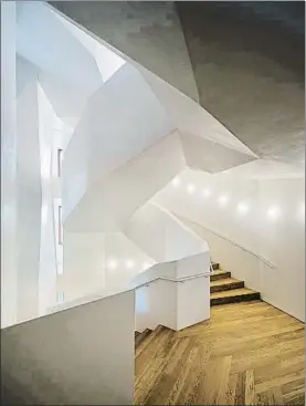  ?? POL VILADOMS / CASA VICENS ?? Imagen de la nueva escalera del primer edificio de Gaudí