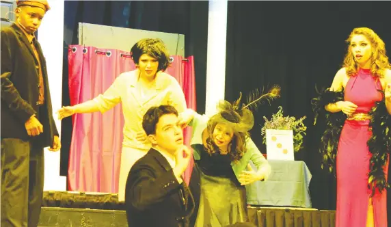  ?? STUDENT PHOTOGRaPH­ER: JANICA ADAME ?? A scene from the Lester B. Pearson Catholic High School Cappies production of Clue: On Stage (High School Edition), staged on March 7.