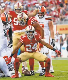  ?? Scott Strazzante / The Chronicle 2019 ?? K’Waun Williams, the 49ers’ top cornerback since 2017, resigned with the team on a oneyear deal Wednesday.