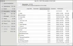  ??  ?? Reduce Clutter is the same as selecting Documents in the left column.