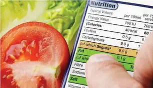  ??  ?? Consumers should read the nutrition informatio­n panel (NIP) and find out the amount of sodium in foods they intend to purchase.