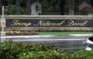  ?? ALEX SANZ- THE ASSOCIATED PRESS ?? This June 2, 2017, file image made from video shows the Trump National Doral in Doral, Fla. President Donald Trump said on Twitter on Saturday. he is reversing his plan to hold the next Group of Seven world leaders’ meeting at his Doral, Florida, golf resort.
