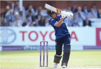 ?? – Reuters ?? COMPOSED INNINGS: England’s Joe Root in action during their second One-day Internatio­nal match against Pakistan at Lord’s on Saturday.