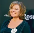  ?? Foto: dpa ?? In den ganz großen Fettnapf getreten: Roseanne Barr.