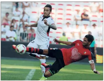  ?? (Photo Jean-François Ottonello) ?? En l’absence de Mario Balotelli et d’Alassane Plea, Anastasios Donis est attendu en attaque pour une première titularisa­tion en Ligue .