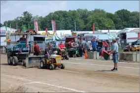  ?? LAUREN HALLIGAN - MEDIANEWS GROUP ?? Tractor pulls are held on Sunday of the 2019 Saratoga County Fair.