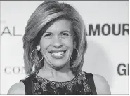  ?? AP/EVAN AGOSTINI ?? The elevation of Hoda Kotb into the role of former Today co-host Matt Lauer is widely perceived by many as a winner. A year after morning shows on NBC and CBS abruptly lost male anchors Lauer and Charlie Rose in sexual misconduct scandals, the Today show has done better weathering the storm.
