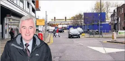  ??  ?? ‘DISGRACE’: John McDonnell MP is to take up the issue with Parking Control Management after several constituen­ts complained about fines that have been imposed on them claiming the signs are unclear