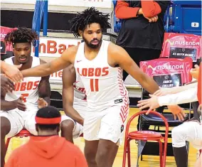  ?? JASON FARMER FOR THE JOURNAL ?? As of now, Jeremiah Francis (11) is one of six returning scholarshi­p players for University of New Mexico and one of three guards returning on scholarshi­p.