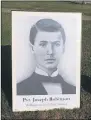  ?? ZACHARY SRNIS — THE MORNING JOURNAL ?? Joseph Robinson, a soldier from Wellington, fought on the Union side in the Civil War.