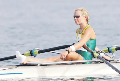  ?? Picture: Getty Images ?? NOT FINISHED. Kirsty McCann is eager for more internatio­nal rowing success.