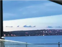  ?? Picture: Claire Clarke ?? The wave cloud above Swansea.