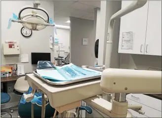  ?? DIGITAL FIRST MEDIA FILE PHOTO ?? Community Health and Dental Care is expanding, and will open a new location in Washington Township, Berks County in September, offering medical and integrated behavioral health services. Once open, dental will also be added. This file photo shows a dental exam room at the Community Health and Dental Care location at Coventry Mall.