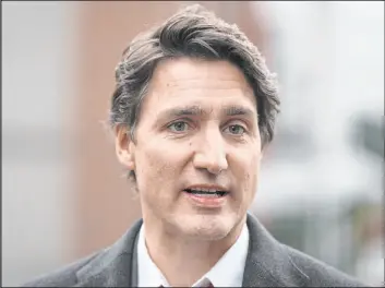  ?? Darryl Dyck
The Associated Press ?? Canadian Prime Minister Justin Trudeau authorized a U.S. warplane to shoot down an unidentifi­ed object that was flying high over northern Canada on Saturday.