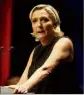  ?? (Photo D.Meiffret) ?? Marine Le Pen, présidente du RN.